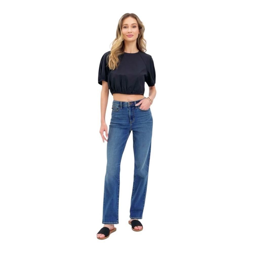 Judy Blue Shannon High-Rise Straight Leg Jeans (JB 8601) size 15/32